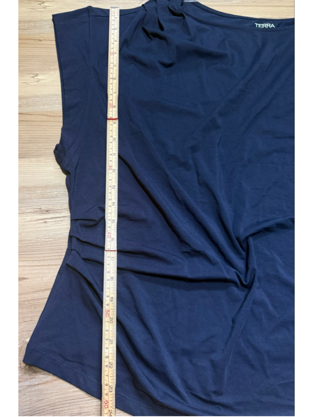 Women's Terra & Sky Navy Short Sleeve Tee, Size 4X - Picture 4 of 10